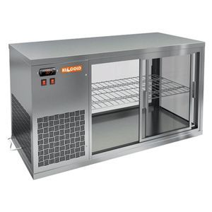 Купить VRL 1100 L витрина охл. настольная кондитерская со стеклом, нерж., агрегат слева, 1100х500х600 мм