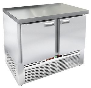 Купить GNE 11/BT W О стол охл. (-10-18), островн., 2 двери, пластификат, 1000х700х850мм, ниж.распол.агрегат