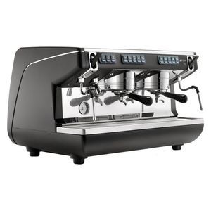 Купить Кофемашина Appia LIFE 2gr V 220V 2 группы (выс.), бойлер 11л, черная, 220V, экономайзер