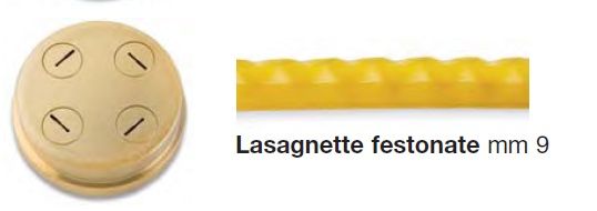 Купить НАСАДКА-ЭКСТРУДЕР Д/CHEF-IN-CASA LASAGNETTE FESTONATE 9 MM 284