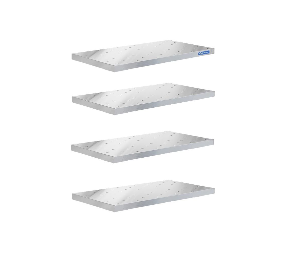 Купить КОМПЛЕКТ ПЕРФОРИРОВАННЫХ ПОЛОК ДЛЯ СТЕЛЛАЖА КУХОННОГО KAYMAN ПС-44/1004