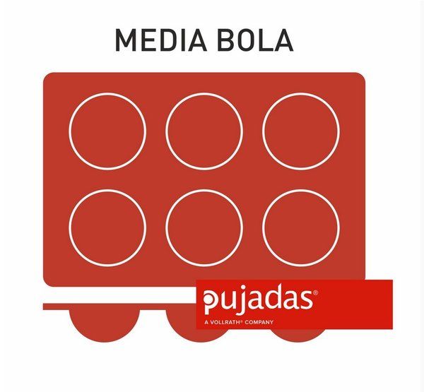 Купить M.Pujadas, S.A Форма для выпечки 850.002 (Полушар, 6шт., d7см, h3,5см, силиконовая )