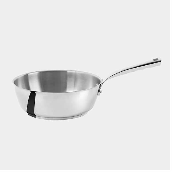 Купить Сотейник конический 3,0л d24см h8см, серия "Milady", нерж.сталь 3411.24
