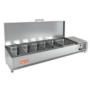 Купить VRTU 1485 1/3 витрина охл.настольная к PZE3, с крышкой, 1485х385х279 мм, HICOLD RUS
