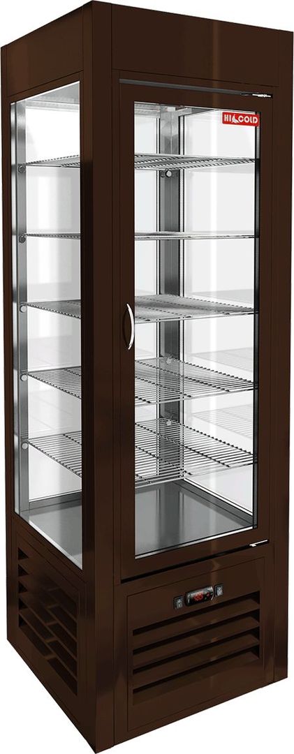 Купить ВИТРИНА КОНДИТ/ВЕРТИКАЛЬНАЯ HICOLD VRC 350 SH BROWN