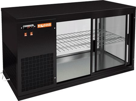 Купить ВИТРИНА HICOLD VRL 900 L BLACK