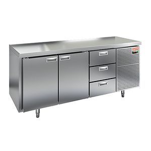 Купить GN 113/TN O стол охл.островн.(-2+10), 2 двери,3 ящика, 1835х700х850мм, HICOLD RUS