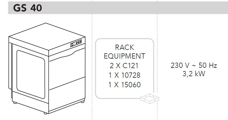 Купить МАШИНА СТАКАНОМОЕЧНАЯ DIHR GS 40+PS