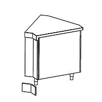 Купить ПЛИНТУС УГЛОВОЙ ВНУТРЕННИЙ APACH CHEF LINE L987805200