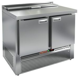 Купить SLE2-11GN (1/6) стол для салатов  охл.(+2+10), 2 двери, 1000х700х850мм, ниж.распол.агрегата, HICOLD