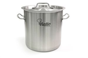 Купить Кастрюля нерж с тройным дном 300х220мм объем 15L с дв.ручками, 101325 (Viatto)