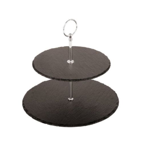 Купить Этажерка 2-х ярусная d20-25 cм h24см, 41587-25