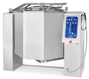 Купить Котел пищеварочный Abat КПЭМ-250-ОМ2 с миксером, опрокид., вся нерж.