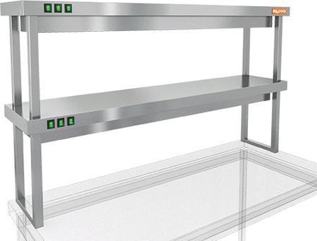 Купить ПОЛКА ТЕПЛОВАЯ ДВУХЪЯРУСНАЯ HICOLD TP2-15/3