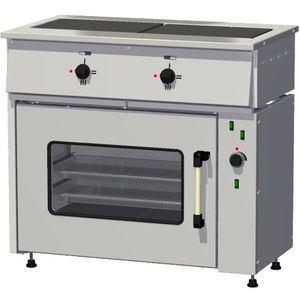 Купить Плита электрическая Тулаторгтехника ПЭ-0,24М, (со шкафом жарочным, ТЭН, в т.ч.тара)