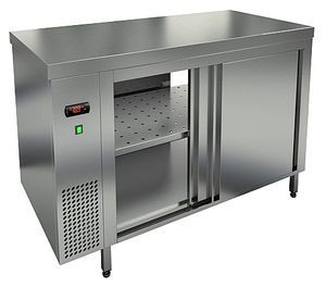 Купить TS T 18 GN O (1800x700x850) тепловой стол-купе сквозной островной, HICOLD RUS