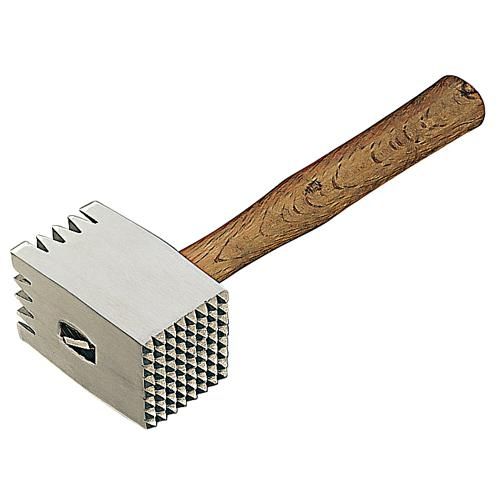 Купить Молоток для мяса 0,6кг, алюм. с дерев. ручкой, 32см 42508-00