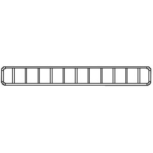 Купить Разделитель для полок прямой H=85, G=470 (RAL 9010)