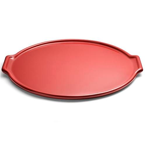 Купить Блюдо для пиццы d 35,5см / 33,5см, с ручками, керамика, серия Gastron, цвет вишневый 343233