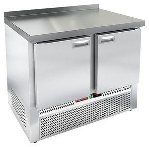 Купить GNE 11/BT W стол охл.(-10-18), 2 двери,1000х700х850мм, ниж.распол.агрегата, пластифик., HICOLD RUS