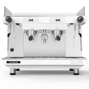 Купить Кофемашина Sanremo Zoe SAP (полуавтомат) 2 высокие гр. белая