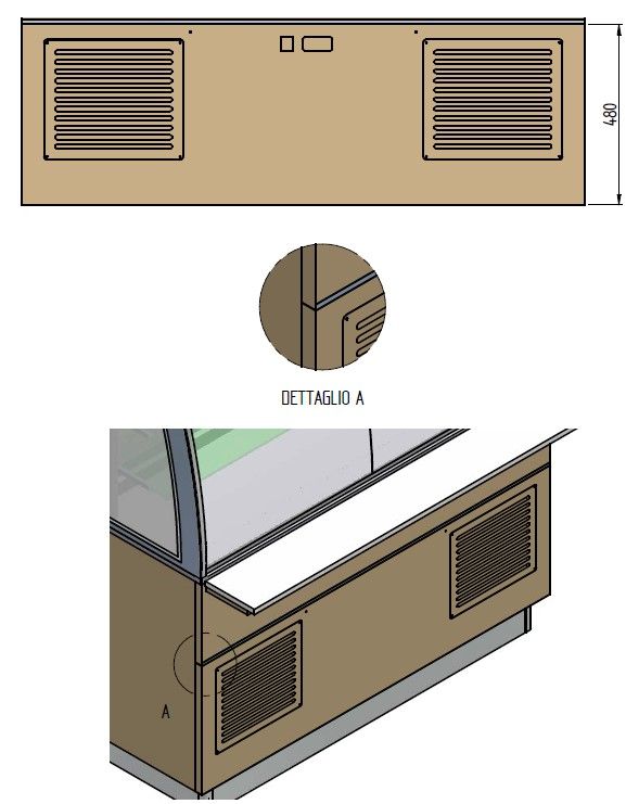 Купить ПАНЕЛЬ ПЕРЕДНЯЯ НИЖНЯЯ ENOFRIGO METAL FRONTAL PANEL PRV.101-22 МЕТАЛЛИЧЕСКАЯ СПЕЦ.