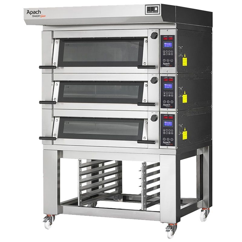 Купить ПЕЧЬ ПОДОВАЯ С ПОДСТАВКОЙ С НАПРАВЛЯЮЩИМИ APACH BAKERY LINE E2LK2S DPBI-T