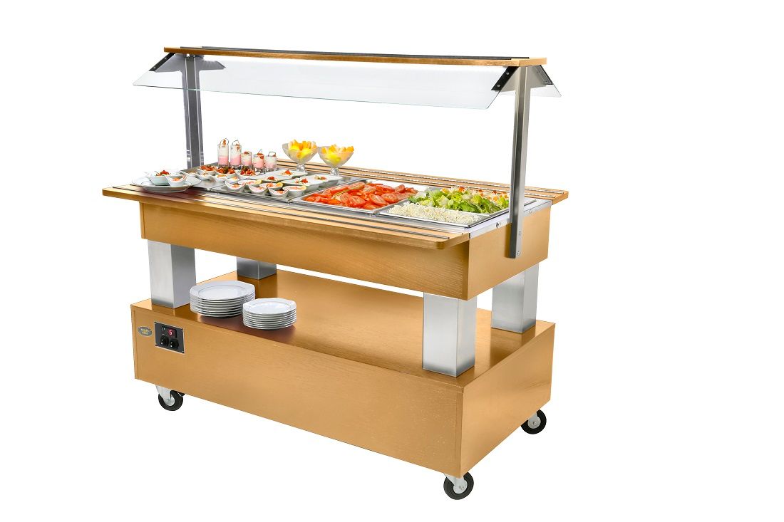 Купить САЛАТ-БАР ROLLER GRILL SB 40 F СВЕТЛЫЙ ДУБ