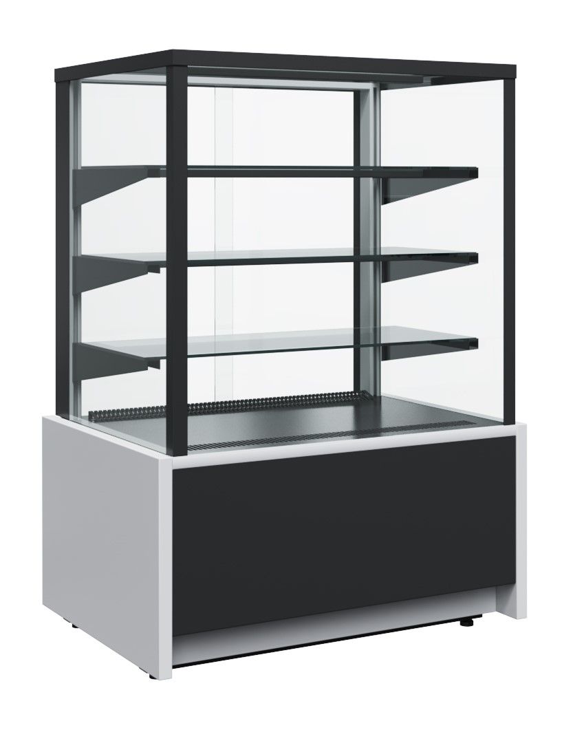 Купить ВИТРИНА КОНДИТЕРСКАЯ KC70 VH 1,3-1 LIGHT CHOCOLATE 9006-9005 (ВХСв-1,3д Сarboma Cube ТЕХНО)