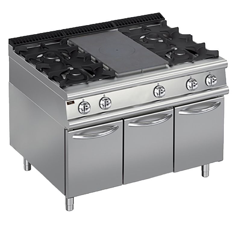 Купить ПЛИТА СО СПЛОШНОЙ ПОВЕРХНОСТЬЮ ГАЗОВАЯ 900 СЕРИИ APACH CHEF LINE LRSTG129R4CS
