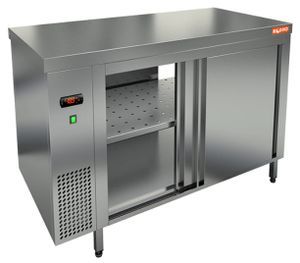 Купить TS T 15 GN O (1500x700x850) тепловой стол-купе сквозной островной, HICOLD RUS