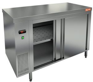 Купить TS 16 GN O (1600x700x850) тепловой стол-купе островной, HICOLD RUS