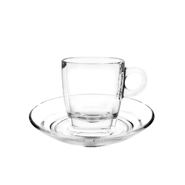 Купить Блюдце d14,5см "Caffe", стекло 1P02471