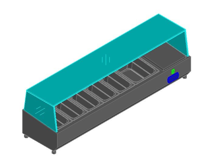 Купить ВИТРИНА VRTG 1485 ДЛЯ СТОЛА PZE3