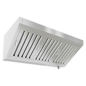 Купить ЗВПО-1506 зонт вытяжной пристен. (1500х600х400) с ж/у фильтрами, с отв., без козырька, HICOLD RUS