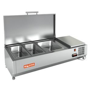 Купить VRTU 1000 1/3 витрина охл.настольная, с крышкой, 1000х385х279 мм, HICOLD RUS
