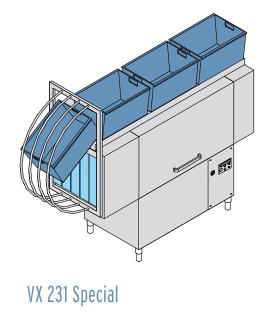 Купить МАШИНА Д/МОЙКИ ЯЩИКОВ DIHR VX 231 SX+DR94+HR10
