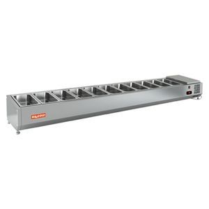 Купить VRTO 2280 1/3 витрина охл. настольная, открытая, 2280х385х248 мм, HICOLD RUS