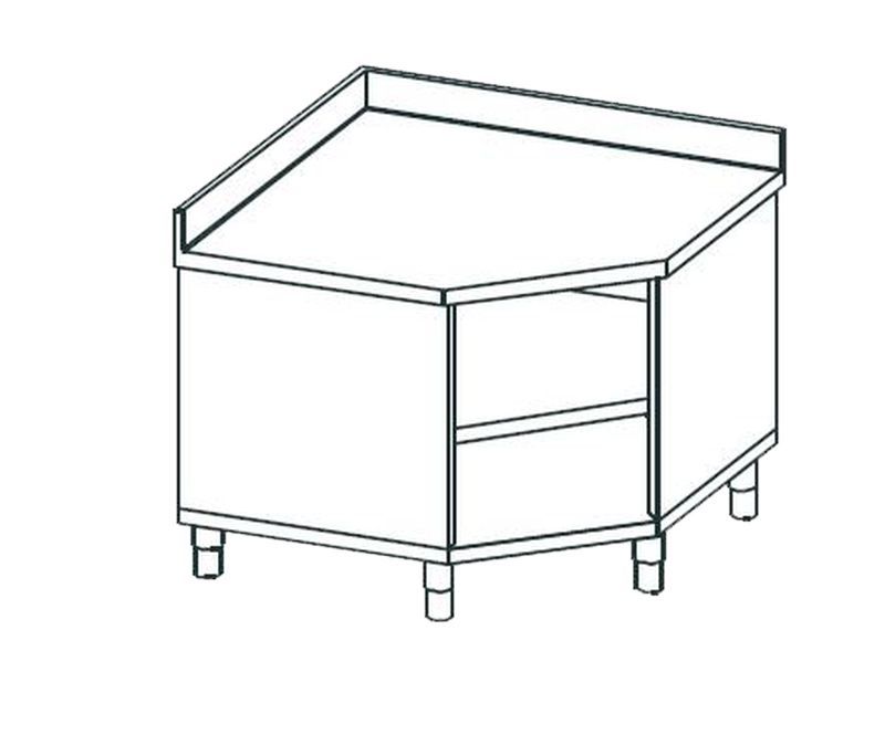 Купить СТОЛ УГЛОВОЙ ОТКРЫТЫЙ APACH CHEF LINE LWT711SH2U