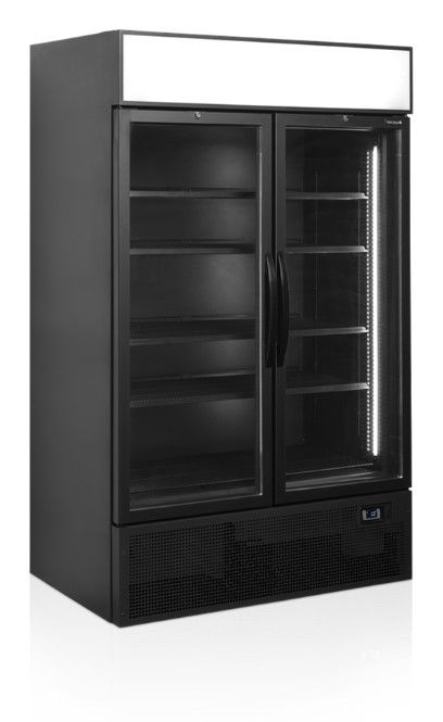 Купить ШКАФ ХОЛОДИЛЬНЫЙ СО СТЕКЛОМ TEFCOLD FSC1200H BLACK