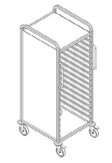 Купить ТЕЛЕЖКА ГАСТРОНОРМ APACH CHEF LINE LWB1611P