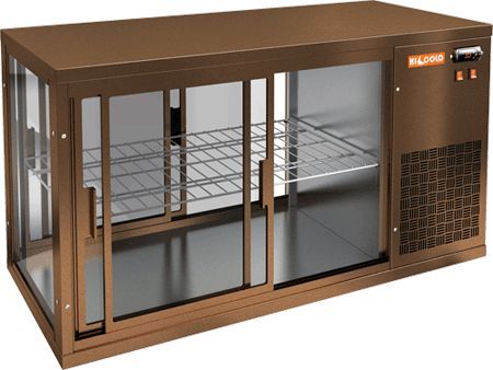 Купить ВИТРИНА HICOLD VRL T 1100 R BRONZE