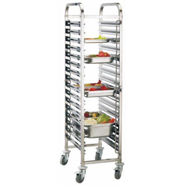 Купить Шпилька для гастроемкостей GN 1/1 STARFOOD YC-215M1, 15 уровней, на колесах, разборная