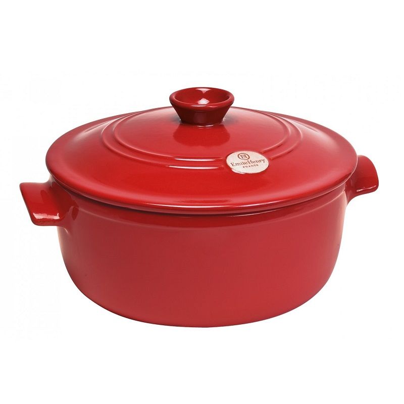 Купить Кастрюля керамическая 5,3л d28,5см, серия Flame, цвет гранат 455334