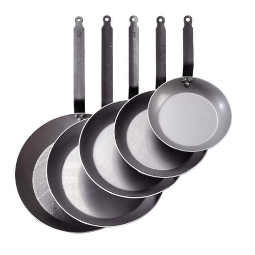 Купить Сковорода d 32см h4,5см, белая сталь "Carbone Plus", с дополнительной ручкой 5110.32