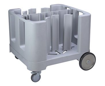 Купить Тележка для тарелок 96,3х90,8см h76,3см, п/э, цвет серый, серия Jiwins JW-ADCS240