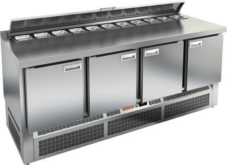Купить СТОЛ ДЛЯ САЛАТОВ HICOLD SLE2-1111GN С КРЫШК.