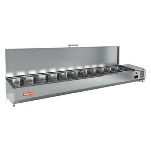 Купить VRTU 2280 1/3 витрина охл.настольная, с крышкой, 2280х385х279 мм, HICOLD RUS
