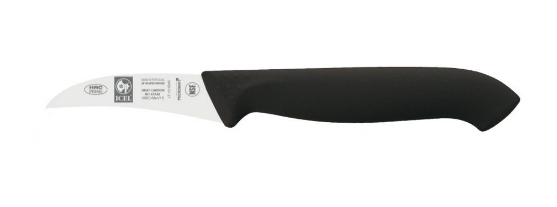 Купить Нож для чистки овощей 6см, изогнутый, черный HORECA PRIME 28100.HR01000.060
