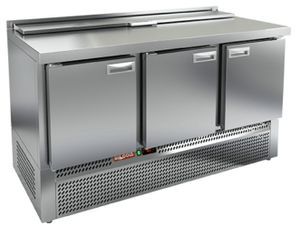 Купить SLE2-111GN (1/6) стол для салатов  охл.(+2+10), 3 двери, 1485х700х850мм, ниж.распол.агрегата